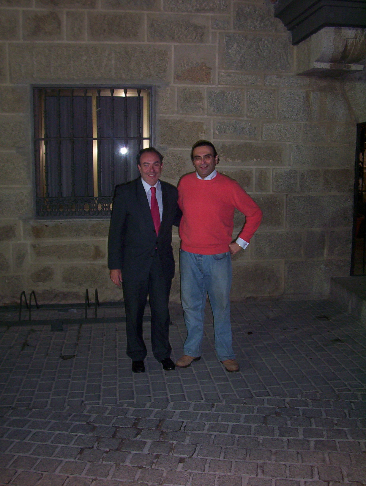 (En la foto, José Luis Barceló y Nacho Toledano en la Reunión de Colmenarejo en Abril de 2.007).
